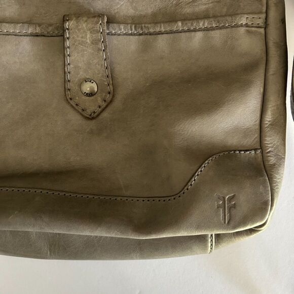 Frye Melissa Button Cross Body Bag, in Antique Grey - Picture 7 of 10